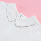 Cool Club, Set pentru fete, Body cu maneca scurta, Pantaloni scurti, Pantaloni scurti salopeta, Bentita, ecru, roz