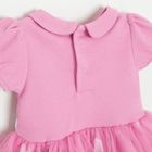Cool Club, Set pentru fete, Body-rochie cu maneca scurta pentru fete, Bentita, roz, imprimeu Minnie Mouse