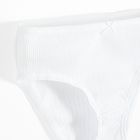 Cool Club, Set pentru fete, Maiou, Chilotei, din tricot striat, alb