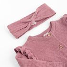Cool Club, Set pentru fete, Pijama tip salopeta, Bentita, roz inchis