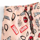 Cool Club, Sorturi de baie pentru baieti, UV 50, piersica, imprimeu Spider-Man