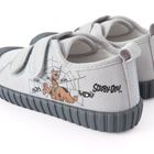 Cool Club, Tenisi pentru baieti, gri, talpa Barefoot, imprimeu Scooby-Doo