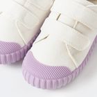 Cool Club, Tenisi pentru fete, bej-mov, imprimeu unicorn, talpa Barefoot