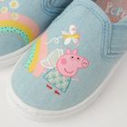 Cool Club, Tenisi tip slip on pentru fete, albastru, imprimeu Peppa Pig