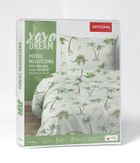 Dinozauri, set lenjerie de pat single, 140-200 cm