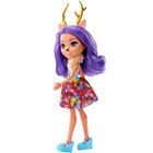 Enchantimals, Danessa Deer si figurina, papusa cu accesorii