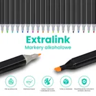 Extralink, set de markere cu alcool, 120 buc.