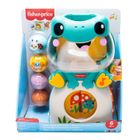Fisher-Price, Light-Up & Roll Frog, jucarie interactiva cu bile