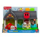 Fisher-Price, Little People, Friendly Horses Stable, set de joaca cu sunete