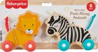 Fisher-Price, Push Along Animals, jucarie din lemn pentru bebelusii
