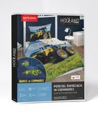 Fluo, set de lenjerie de pat pentru tineri, 160-200 cm + 70-80 cm, Tractor