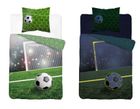 Football, Fluo, set lenjerie de pat, single, 160-200 cm