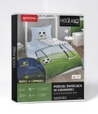 Football, set lenjerie de pat single, fluo, 140-200 cm