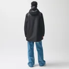 Geaca de tranzitie impermeabila cu gluga si croiala oversize unisex NOWEAR