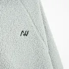 Hanorac sherpa gri cu croiala oversize NOWEAR