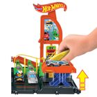 Hot Wheels, City, Super Recharge Fuel Station, set de joaca