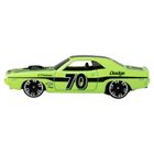 Hot Wheels, Neon Speeders, '70 Dodge Hemi Challenger, masina, scara 1:64, JKX97