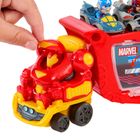 Hot Wheels, Racerverse, Transporter Hulkbuster pentru 10 masini