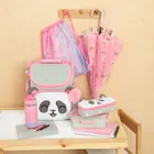 Kayokki, cutie de pranz compartimentata, 23-7-17 cm, 1200 ml, Ursulet panda gri