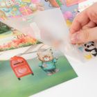 Kidea, autocolant, set creativ, ursuleti de plus