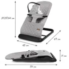Kidwell, Laro, scaunul balansoar, Full Grey/Black