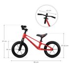 Kinderkraft, Eter, bicicleta fara pedale, Red