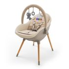 Kinderkraft, Fini Up, scaun de masa 3in1, bej