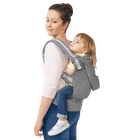 Kinderkraft, Huggy, marsupiu ergonomic, gri