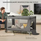 Kinderkraft, Joy 2, patut de calatori cu accesorii, 3in1, Beige