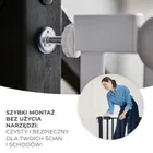 Kinderkraft, Lock & Go, poarta de siguranta, Black