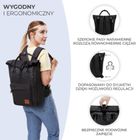 Kinderkraft, Moonpack, rucsac pentru carucior, confetti black