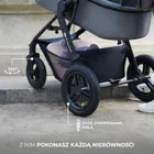 Kinderkraft, Moov 2, Air Wheels, carucior multifunctional 4in1, Moonlight Grey