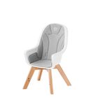 Kinderkraft, Tixi, scaun de masa 2in1, gri