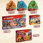 LEGO NINJAGO, Dragonul de lava transformator cu val de caldura, 71793