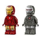 LEGO Super Heroes, Iron Man si War Machine vs dronele Hammer, 76320