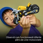 LEGO Technic, Motocicleta galbena, 42225