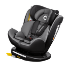 Lionelo, Bastiaan, scaun auto cu baza rotativa, Grey/Black