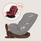 Lionelo, Bastiaan, scaun auto, i-Size, RWF, Red Burgundy, 40-150 cm