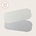 Lionelo, cearceaf cu elasic, din bambus, alb/gri, 28-70 cm, 2 buc.