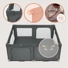 Lionelo, Florence, tarc de joaca pentru copii, Easy Fold, Grey Graphite