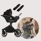 Lionelo, Mika Plus, carucior multifunctional 3in1, Black Onyx