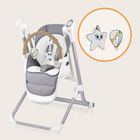 Lionelo, Niles, scaun inalt multifunctional, Grey