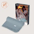 Lionelo, paturica din muselina, Stone Blue, 70-100 cm