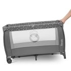 Lionelo, Stefi Plus, patut de voiaj portabil, pe doua niveluri, Grey White