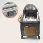 Lionelo, Sven Plus, patut de calatorie cu accesorii, Beige Olive