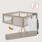 Lionelo, Willow XL, tarc de joaca pentru copii, Beige Sand