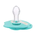 Lovi, Prime, suzeta dinamica din silicon, Aqua Green, 6-18 luni, 3 buc.