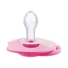 Lovi, Prime, suzeta dinamica din silicon, Peony Pink, 18 luni+, 3 buc.