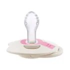 Lovi, Prime, suzeta dinamica din silicon, Rose Cream, 0-6 luni, 2 buc.