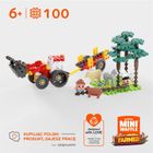 Marioinex, Mini Waffle, Fermier, set de constructie, 100 piese